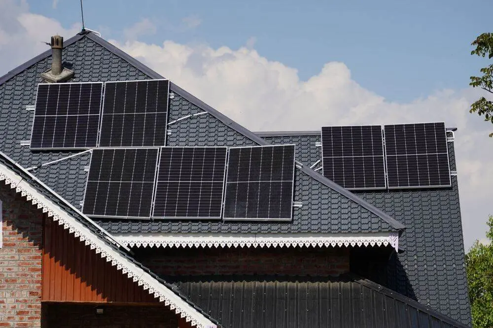 Installed Panel on Roof